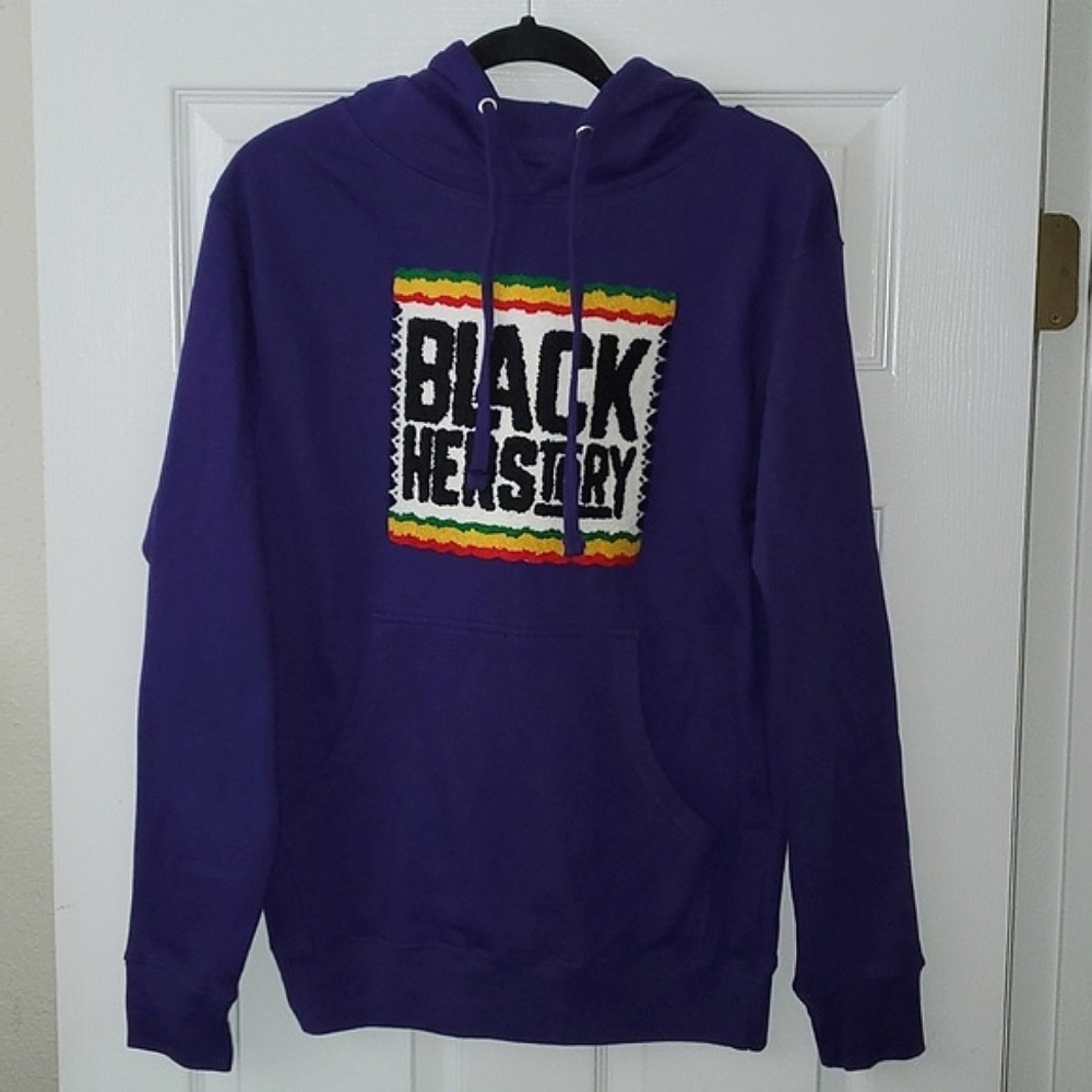 BLKHISNHERS "Black Herstory" Hoodie Size Small